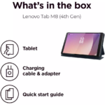 What's in the Lenovo Tab M8 4th Gen box