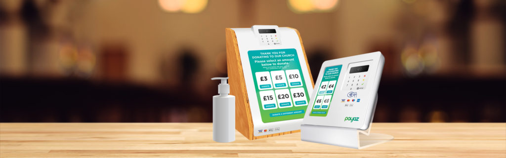 Sanitary way to make donations