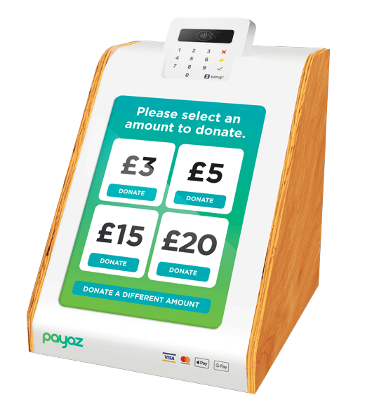 The GivingStation is designed to facilitate contactless donations in churches and other organizations, allowing donors to easily contribute using their cards or mobile wallets.