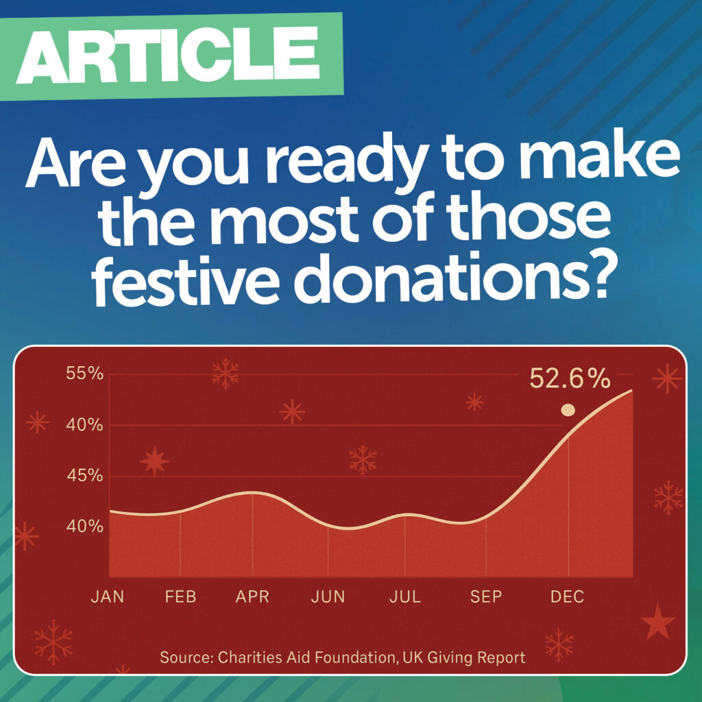 Are you ready to make the most of those festive donations?